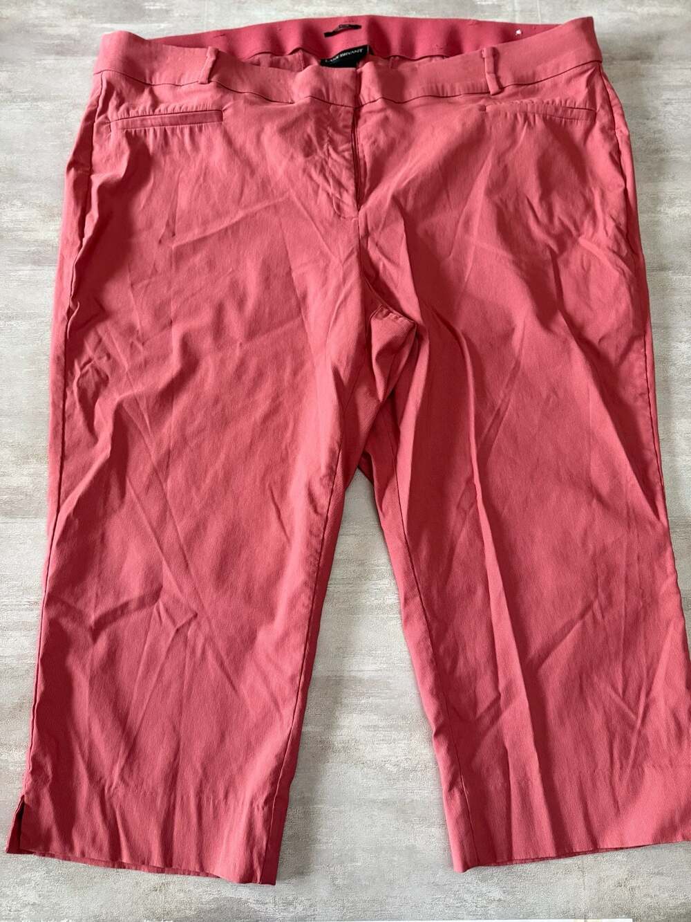 Lane Bryant The Allie Pink Cropped Pants Plus Size 28R